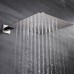 Acefy ATF18001 Bathroom Shower System Brushed Nickel with 12 Inch Rain Shower Head and Handheld Shower Combo Sets Shower Valve and Trim Kit Included  All Metal Strong Flow Wall Mount Shower Faucet Set - B07D28H9DJ